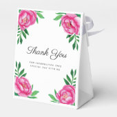 Elegante Rosa Girl Geschenkschachtel (Rückseite)