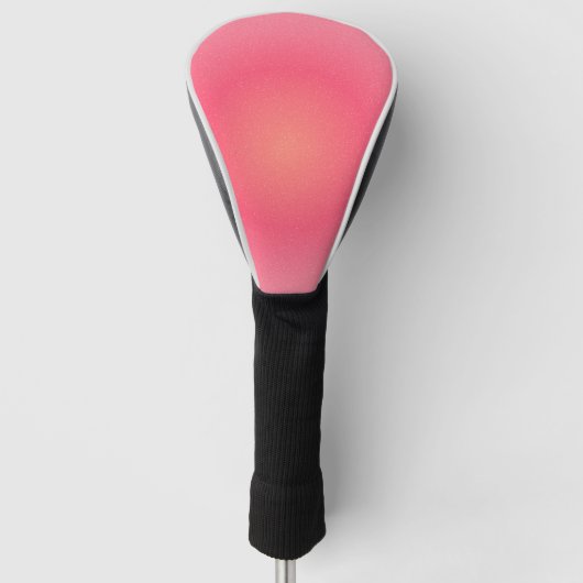 Elegante Rosa Gradient Golf Head Cover Headcover (Vorderseite)