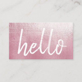 Elegante Rosa-hallo Event-Planer-Visitenkarte Visitenkarte