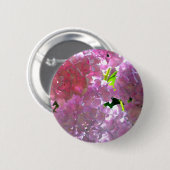 Elegante rosa Hydrangeas, rosa Blume, rosa Blume Button (Vorne & Hinten)