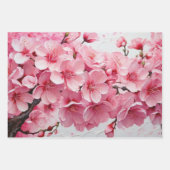 Elegante rosa Kirschblossom-Blume Geschenkpapier Set (Vorderseite)