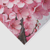 Elegante rosa Kirschblossom-Blume Seidenpapier (Ausschnitt)