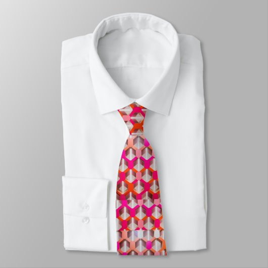 Elegante rosa Krawatte (Gebunden)