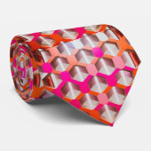Elegante rosa Krawatte (Gerollt)