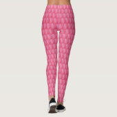 Elegante, rosa Leggings für Frauen (Rückseite)