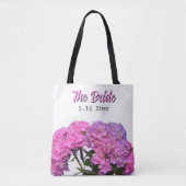 Elegante rosa lila Blumendarbietungen Blume für di Tasche (Vorderseite)