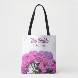 Elegante rosa lila Blumendarbietungen Blume für di Tasche