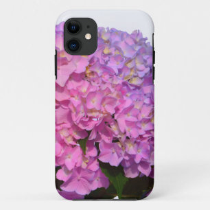 Elegante, rosa, lila Blumendörfchen Hydrangeas Case-Mate iPhone Hülle