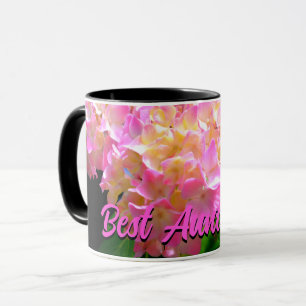 Elegante rosa lila orange-blühende Tante aller Zei Tasse