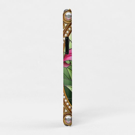 Elegante Rosa Lily Blume Case-Mate iPhone Hülle (Hinten/Rechts)