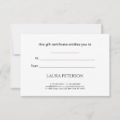 Elegante Rosa Lippen handgeschriebene Skriptkallig (Rückseite)