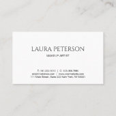 Elegante Rosa Lippen handgeschriebene Skriptkallig Terminkarte (Rückseite)