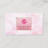 Elegante Rosa Lippen Kiss Makeup Rose Florenz Visitenkarte (Vorderseite)