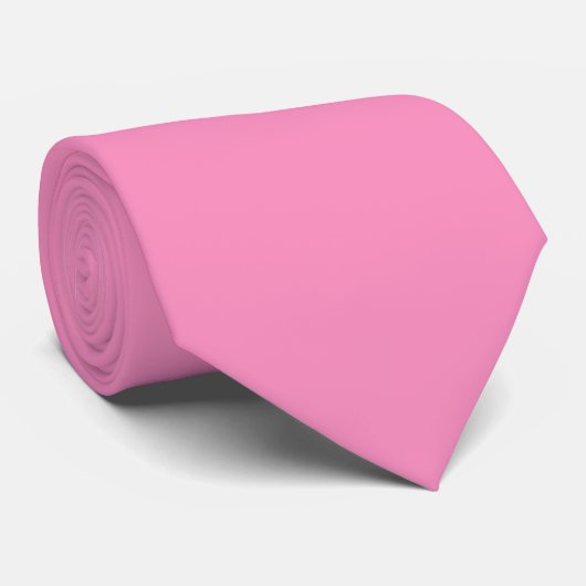 Elegante rosa massive Bräutigam Geschenk Krawatte (Gerollt)