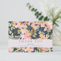 Elegante rosa Navy Wasserfarben Gewohnte Hochzeit