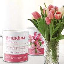 Elegante rosa Oma Definition mit Tulip