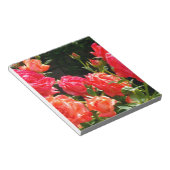 Elegante, rosa, orangefarbene Rose Notizblock (angewinkelt)