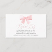 Elegante Rosa Pastellbücher Mädchen Bücher für Kin Begleitkarte (Vorderseite)