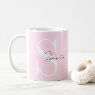 Elegante rosa Pastellfarben - personalisierte Umar Kaffeetasse