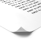 Elegante rosa Peonies Hochzeitstabelle Poster (Ecke)