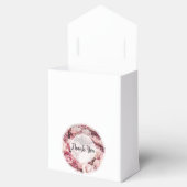 Elegante Rosa Peonies Wedding Geschenkschachtel (Geöffnet)