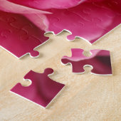 Elegante Rosa Peony Blume Botanical Puzzle (Seite)