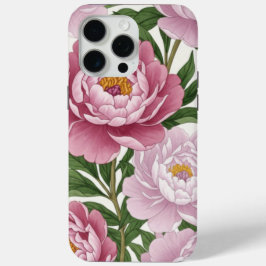 Elegante rosa Pfingstrose Blumen-Handyhülle Case-Mate iPhone Hülle