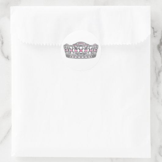Elegante rosa Princess Stickers (Tasche)