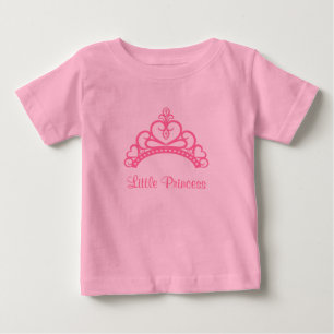Elegante rosa Prinzessin Tiara Crown für Baby Girl T-shirt