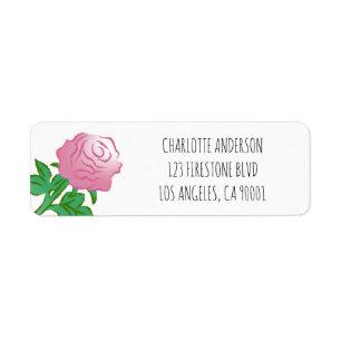 Elegante rosa rosa