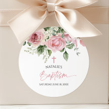 Elegante rosa Rose Blumentaufen