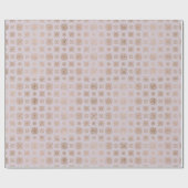 Elegante Rosa Rose Gold Fossilienmuseum Geschenkpapier (Flach)