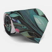 Elegante Rosa Rose Krawatte (Gerollt)