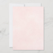 Elegante Rosa Rose machen wir noch immer Hochzeits Einladung (Rückseite)