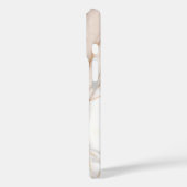 Elegante Rosa-Roségold-Marmor  Case-Mate iPhone Hülle (Rückseite / Links)