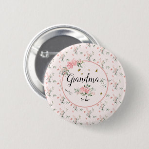 Elegante rosa Rosen mit Schmetterlingen werdende O Button