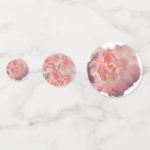 Elegante, rosa Rosenblütenempfehlung Konfetti (Vorderseiten)