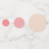 Elegante, rosa Rosenblütenempfehlung Konfetti (Rückseiten)