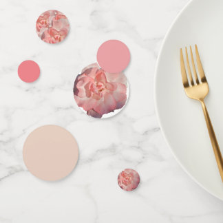 Elegante, rosa Rosenblütenempfehlung Konfetti