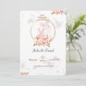 Elegante rosa Rosenblütenlackierung (Stehend Vorderseite)