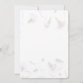 Elegante rosa Rosenblütenlackierung (Rückseite)