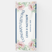 Elegante Rosa Roses Blumenempfehlung Banner (Vertikal)