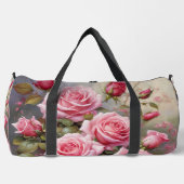 Elegante rosa Roses Große Duffeltasche Duffle Bag (Vorderseite)
