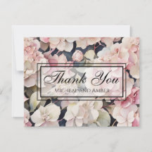 Elegante rosa Salbei-Aquarell-Hortensien