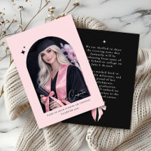 Elegante rosa Schleife Kokette Foto schwarze Absch