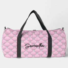 Elegante rosa silberne Imitate Glitzer Tropfen mit Duffle Bag