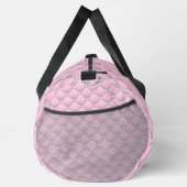 Elegante rosa silberne Imitate Glitzer Tropfen mit Duffle Bag (Rechts)