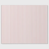 Elegante rosa Streifen Geschenkpapier (Flach)