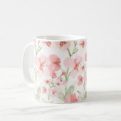 Elegante rosa Tasse (Vorderseite Links)