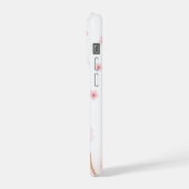 Elegante rosa Telefonwallet iPhone Hülle (Linke Seite)